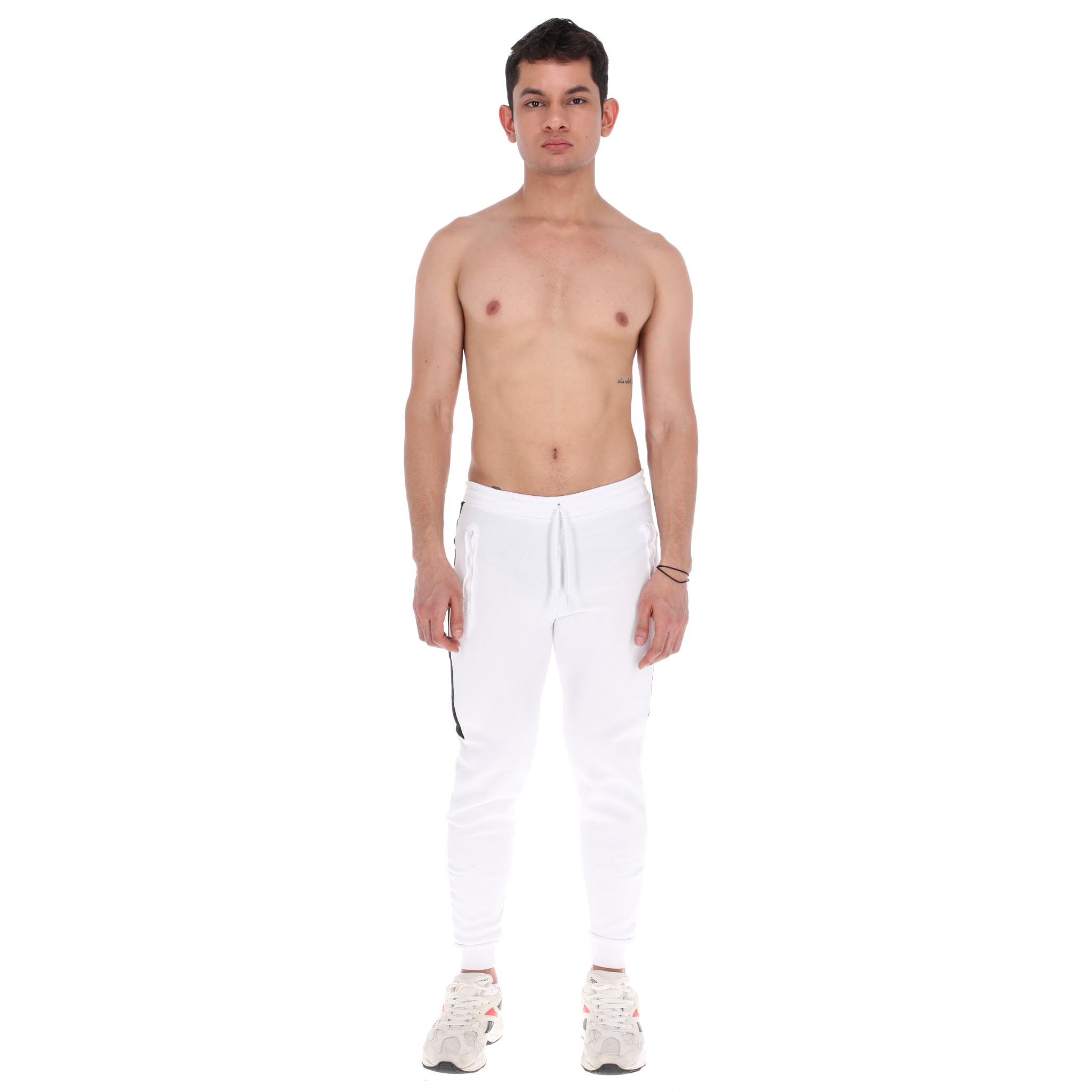 Jogger Deportivo Slim Para Hombre Color Blanco