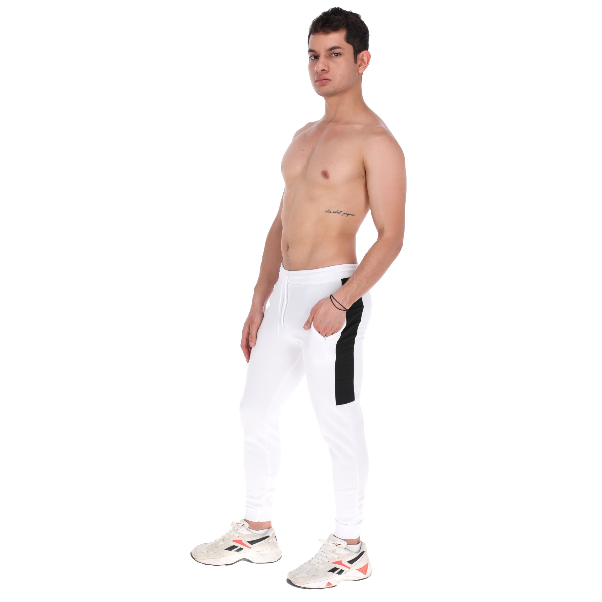 Jogger Deportivo Slim Para Hombre Color Blanco