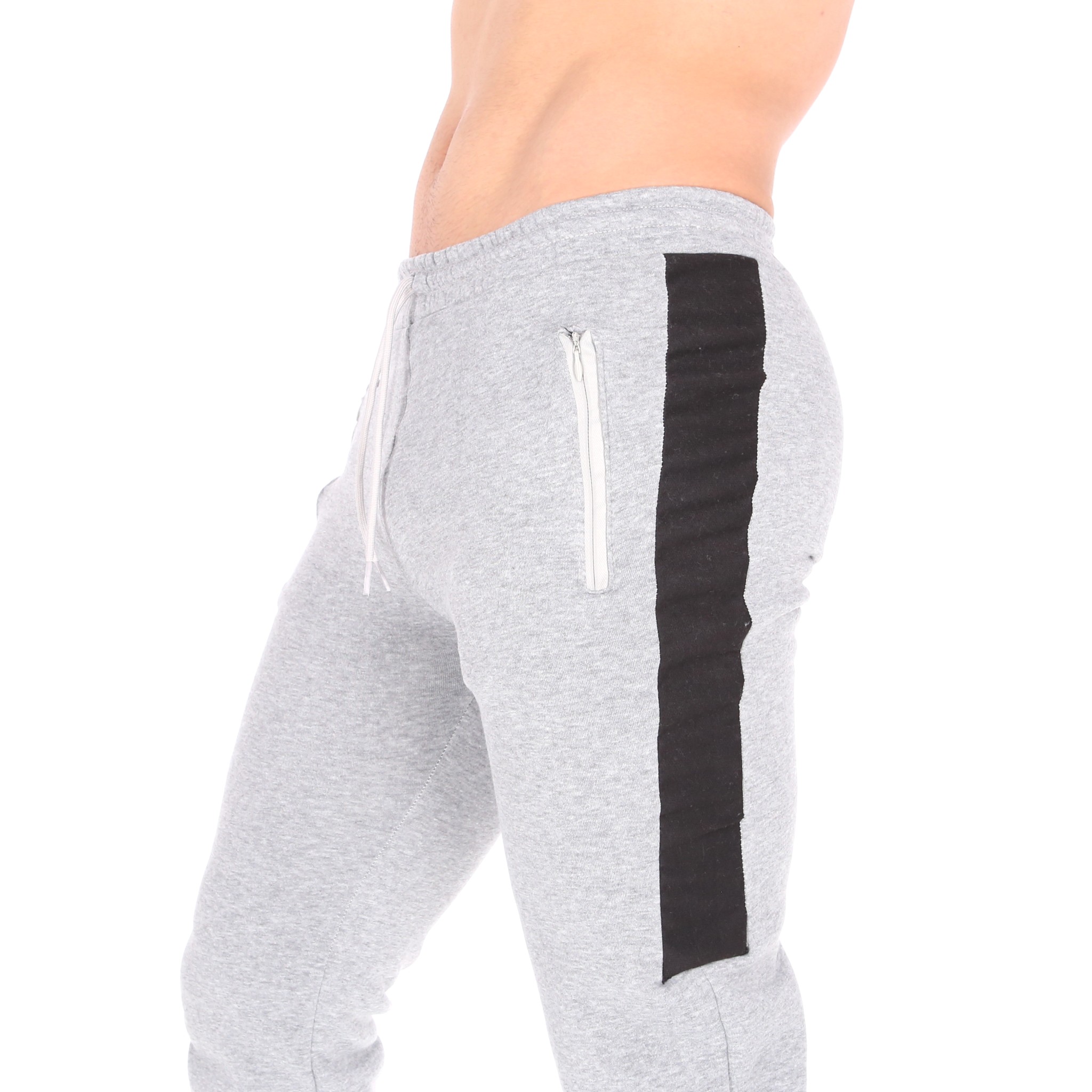 Jogger Deportivo Slim Para Hombre Color Gris
