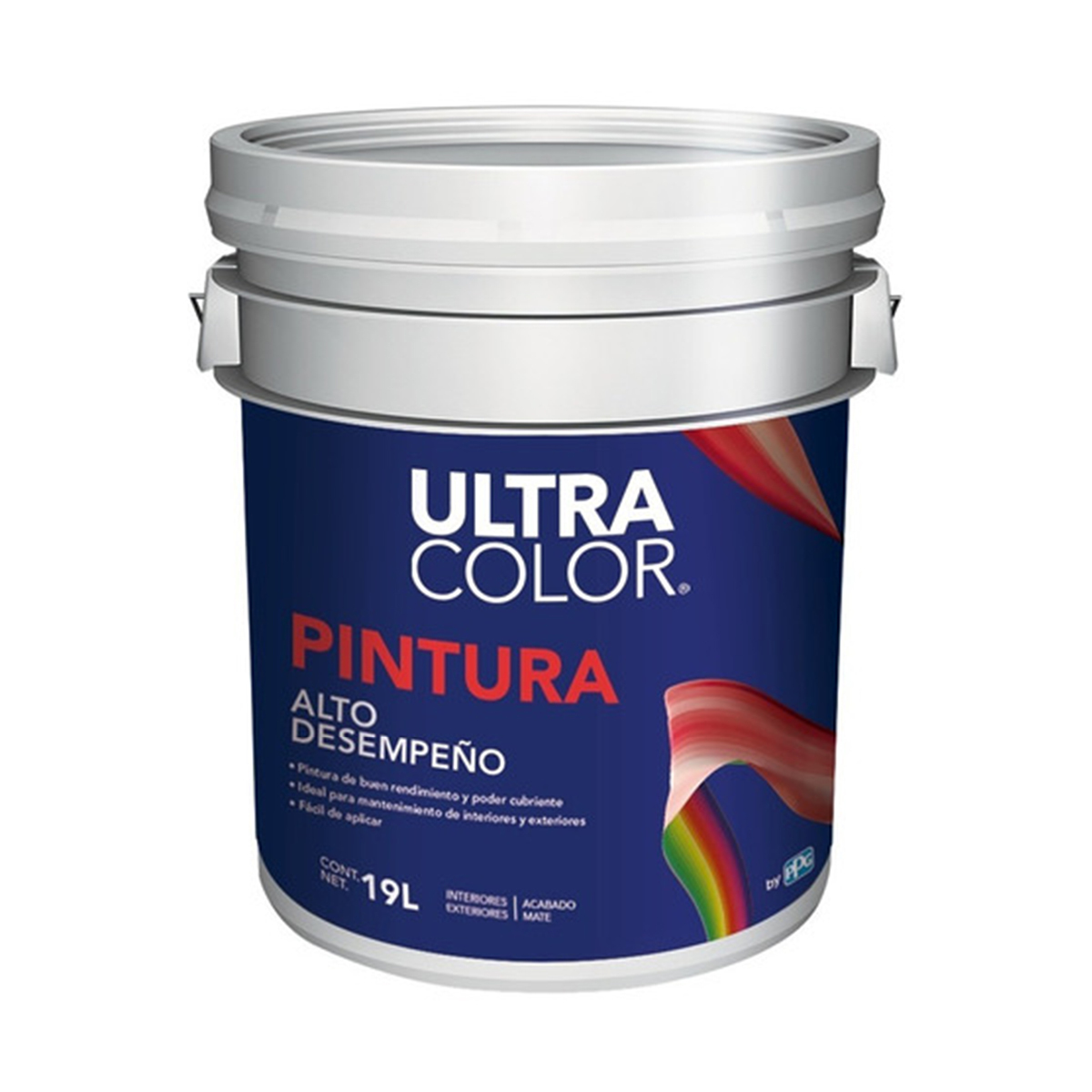 Pintura Vinilica Acrilica 19L Blanco Ultracolor 19A0238291