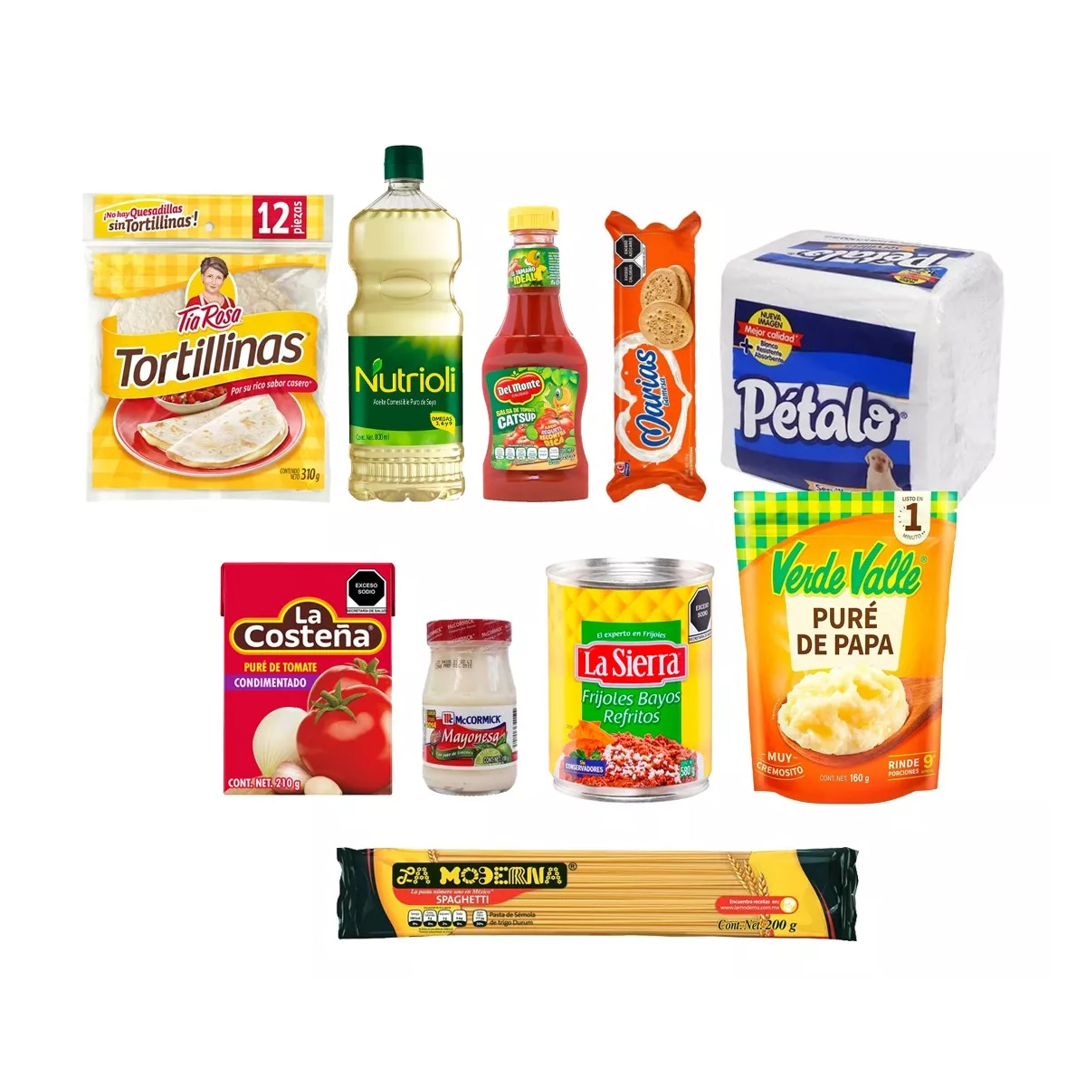 Despensa Completa con 60 Productos