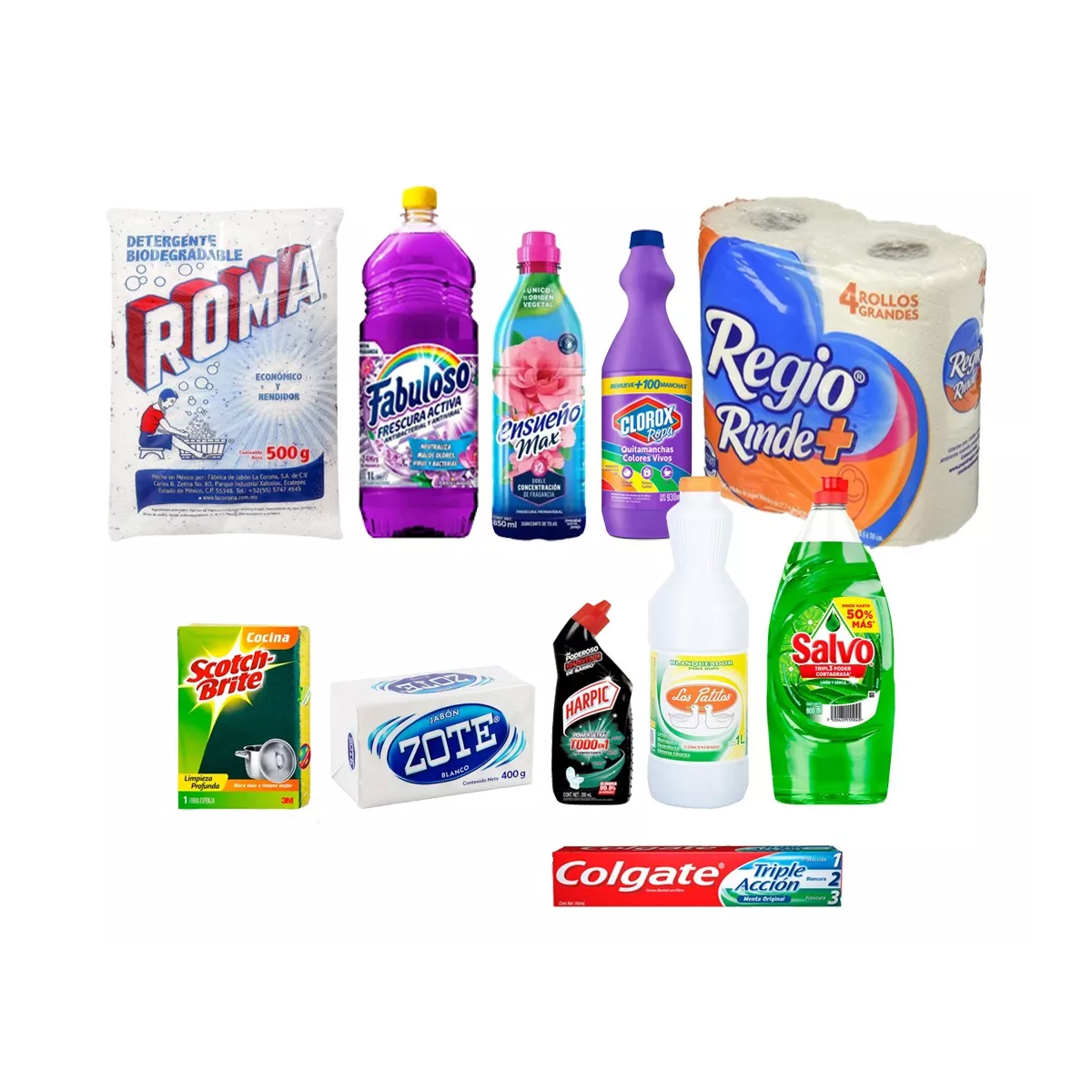 Despensa Completa con 60 Productos