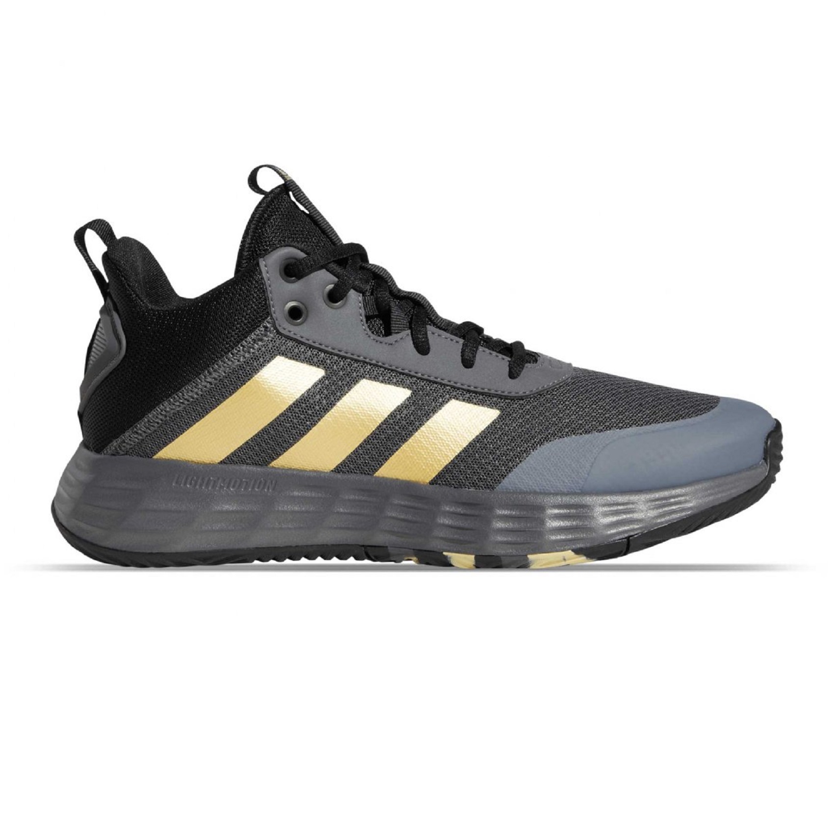 Tenis Adidas Ownthegame 2.0 Gris Basketball Hombre.