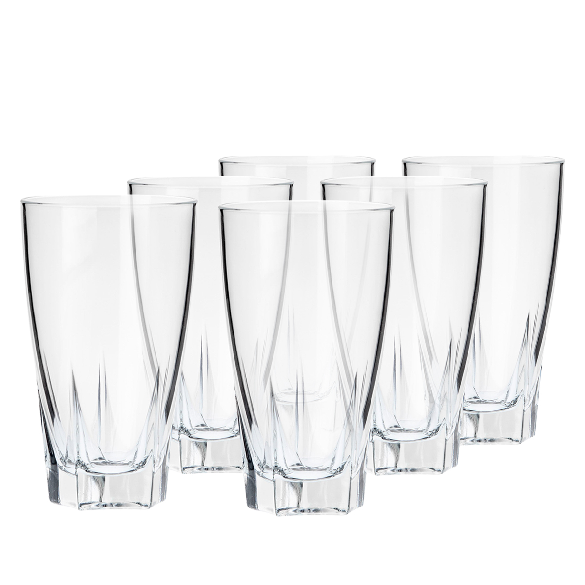 Camelot Juego De 6 Vasos De Vidrio 420 Ml.