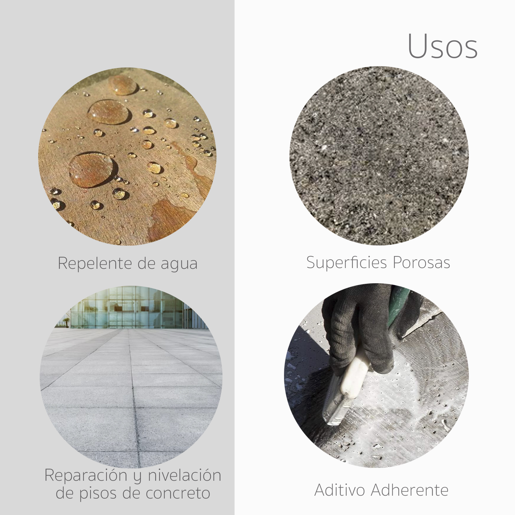 Adhesivo Para Concreto Mortero Y Usos Múltiples Adhebau De 1 Lt.