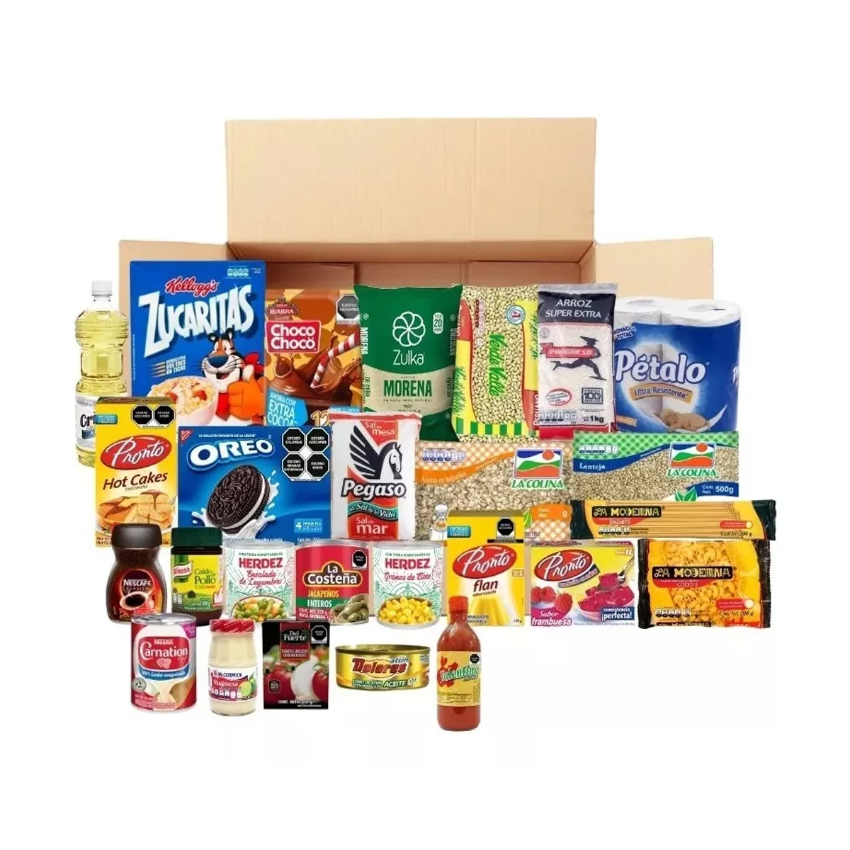 Despensa Completa Alimentos y Limpieza con 40 Productos