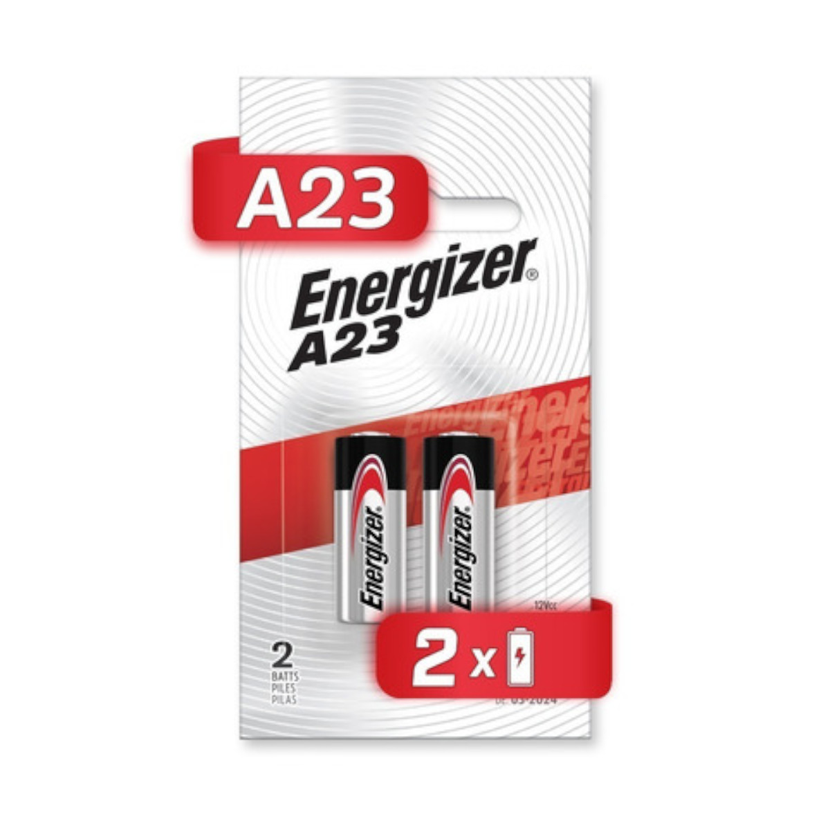 Pila Bateria Alcalina Energizer A23 12V 2 Piezas.