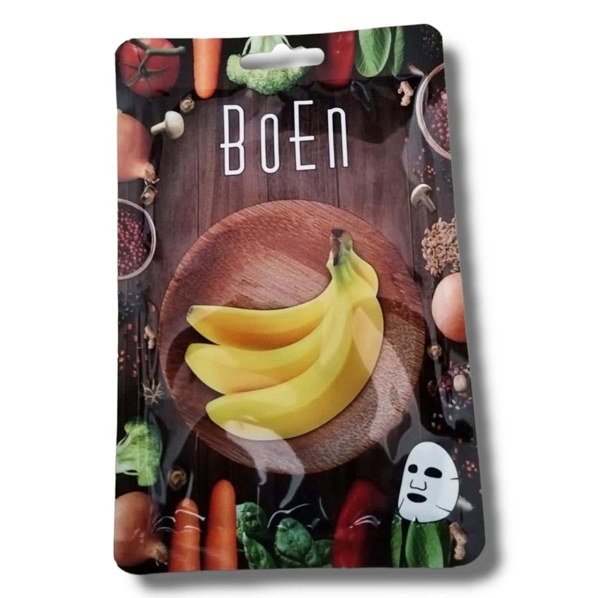 Mascarillas Faciales de Tela Surtido Boen Paq 10 piezas Frutales.