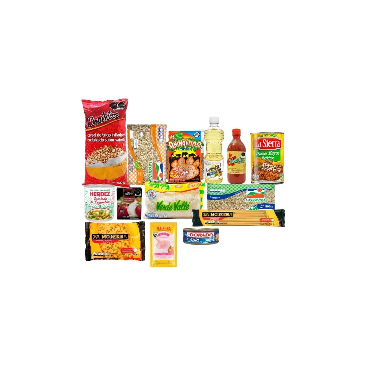 Despensa Básica Empresarial en Bolsa 14 Alimentos Económica