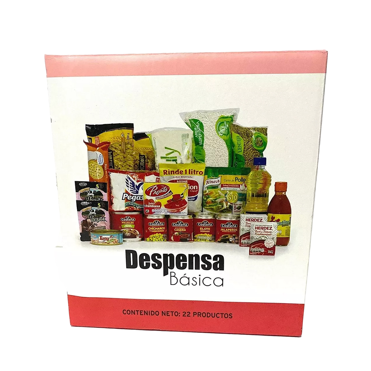Despensa con 22 Productos de Consumo Básico
