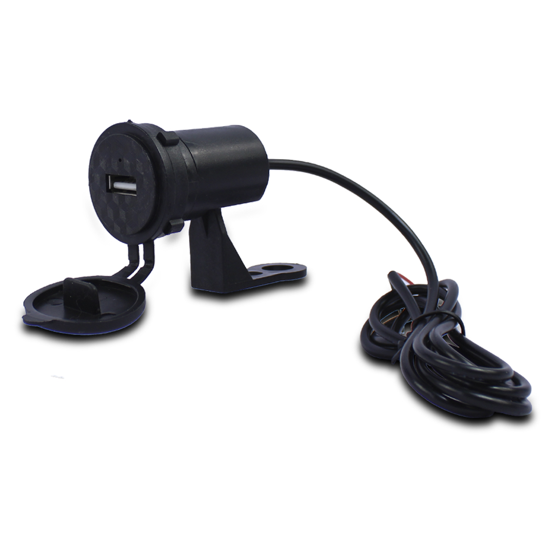  Adapatador De Corriente Con Puerto Usb Para Moto