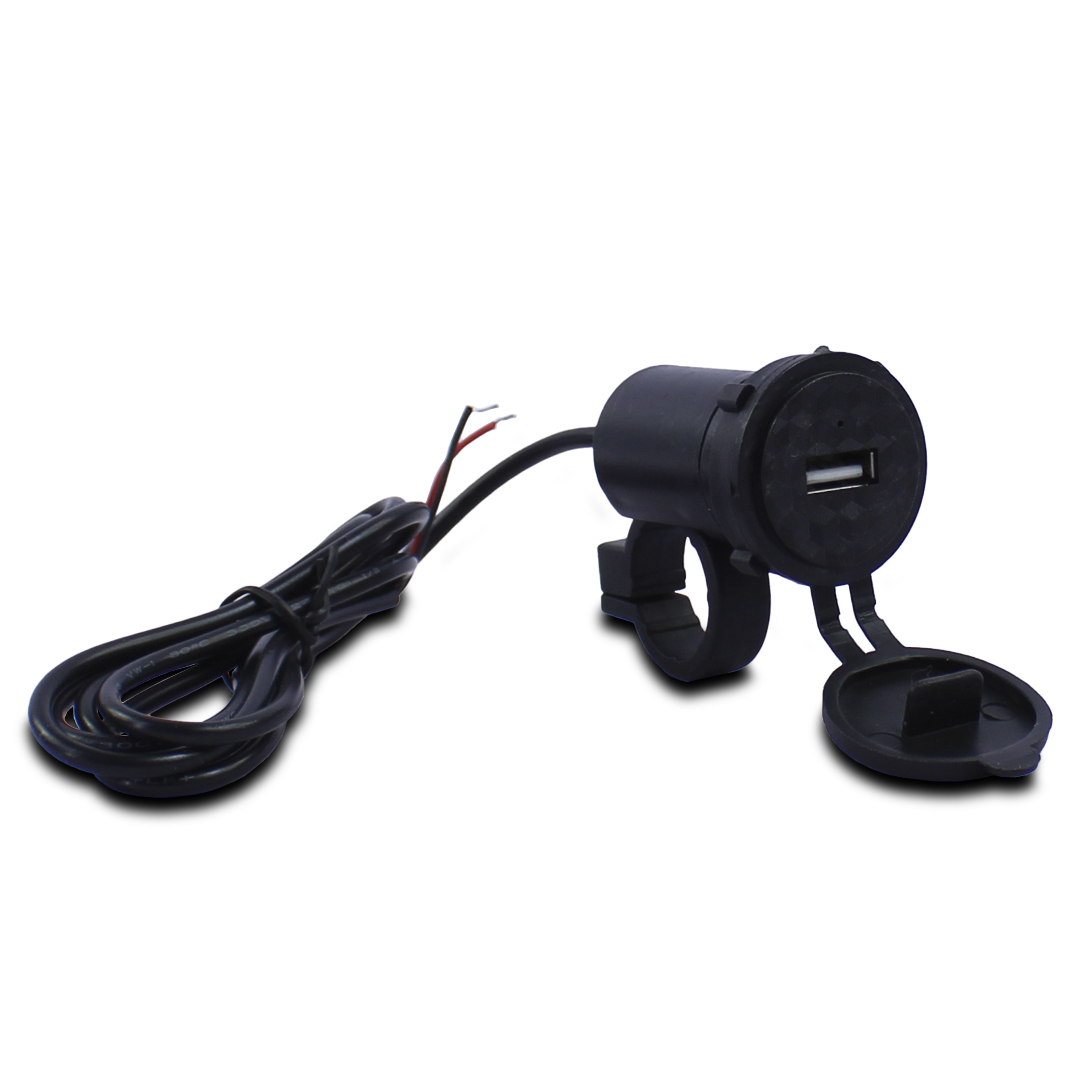  Adapatador De Corriente Con Puerto Usb Para Moto