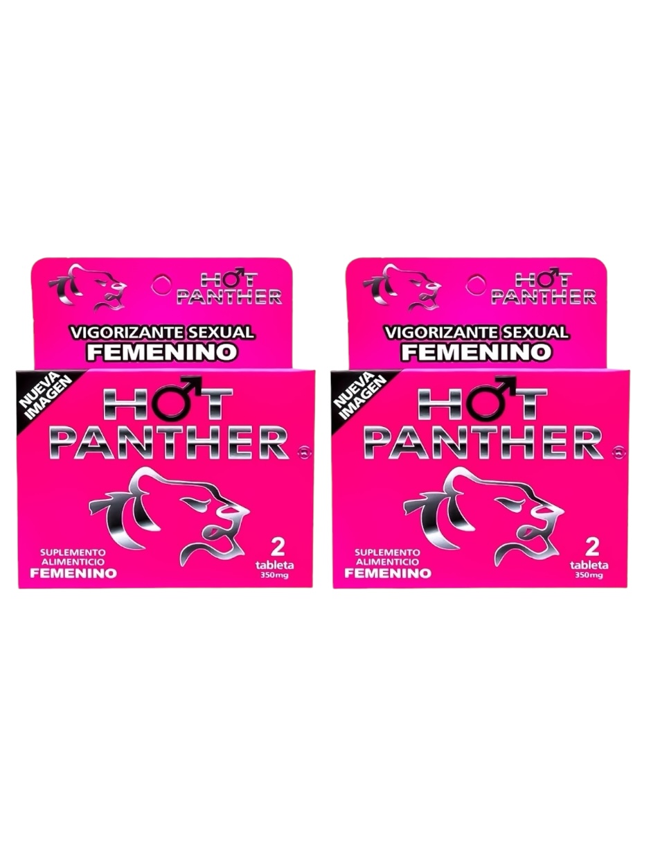 4 Pastillas Hot Panther Mujer - Estimulador De La Potencia Femenina