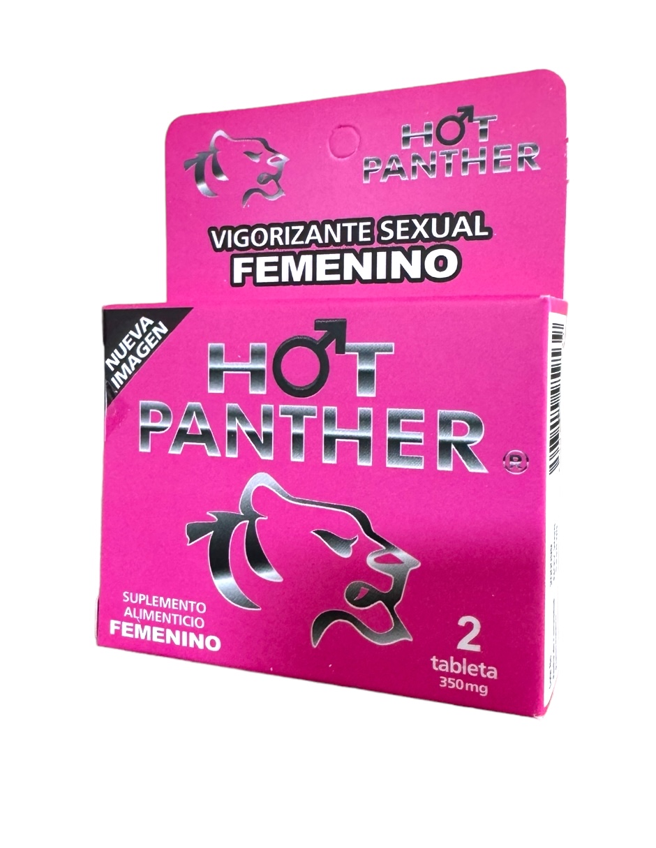 2 Pastillas Hot Panther Mujer - Estimulador De La Potencia Femenina