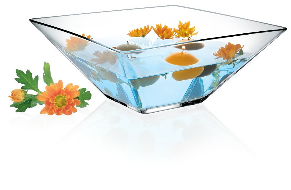 Modi 15 Juego De 4 Platos Cuadrados De Vidrio