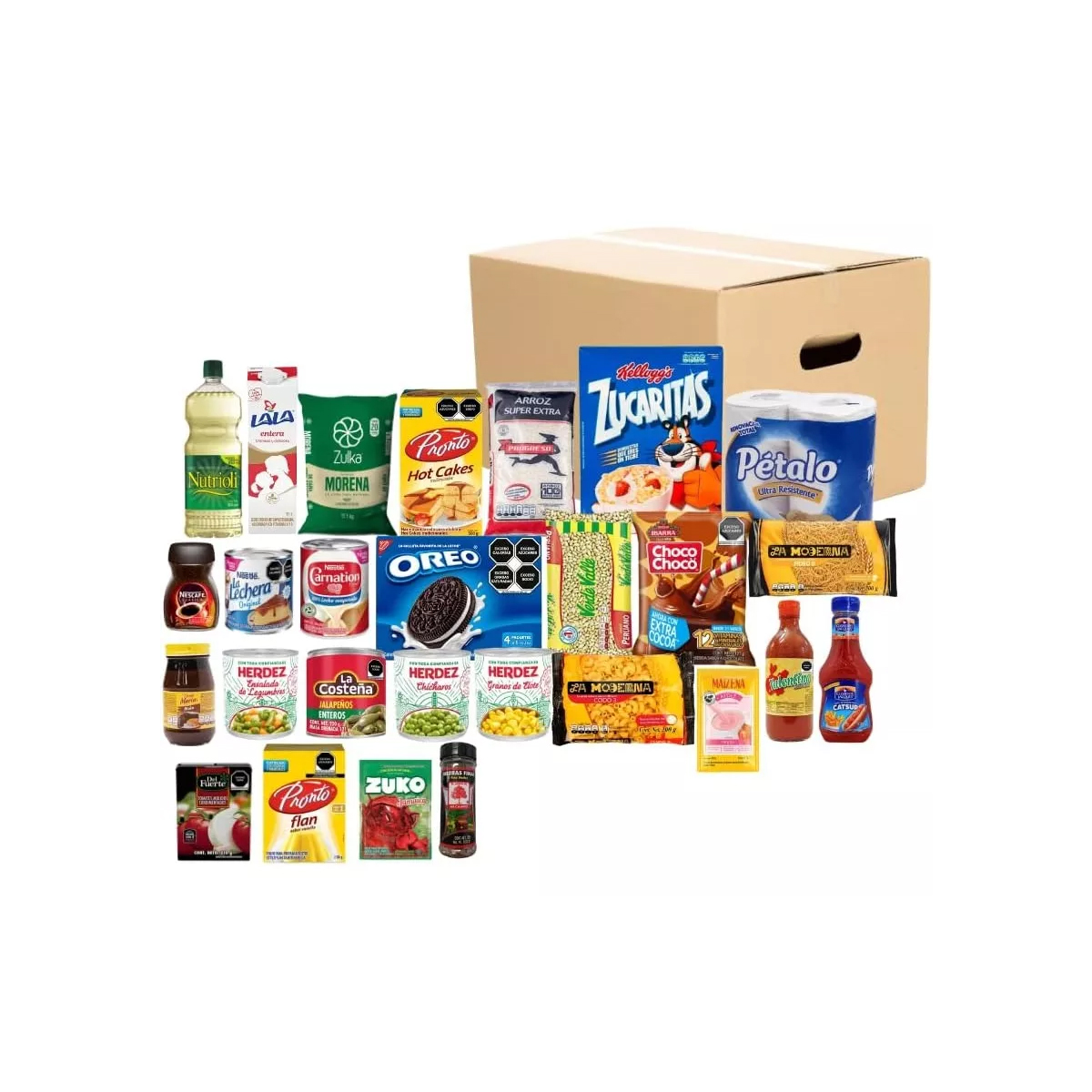 Despensa Empresarial Completa en Caja 27 Alimentos