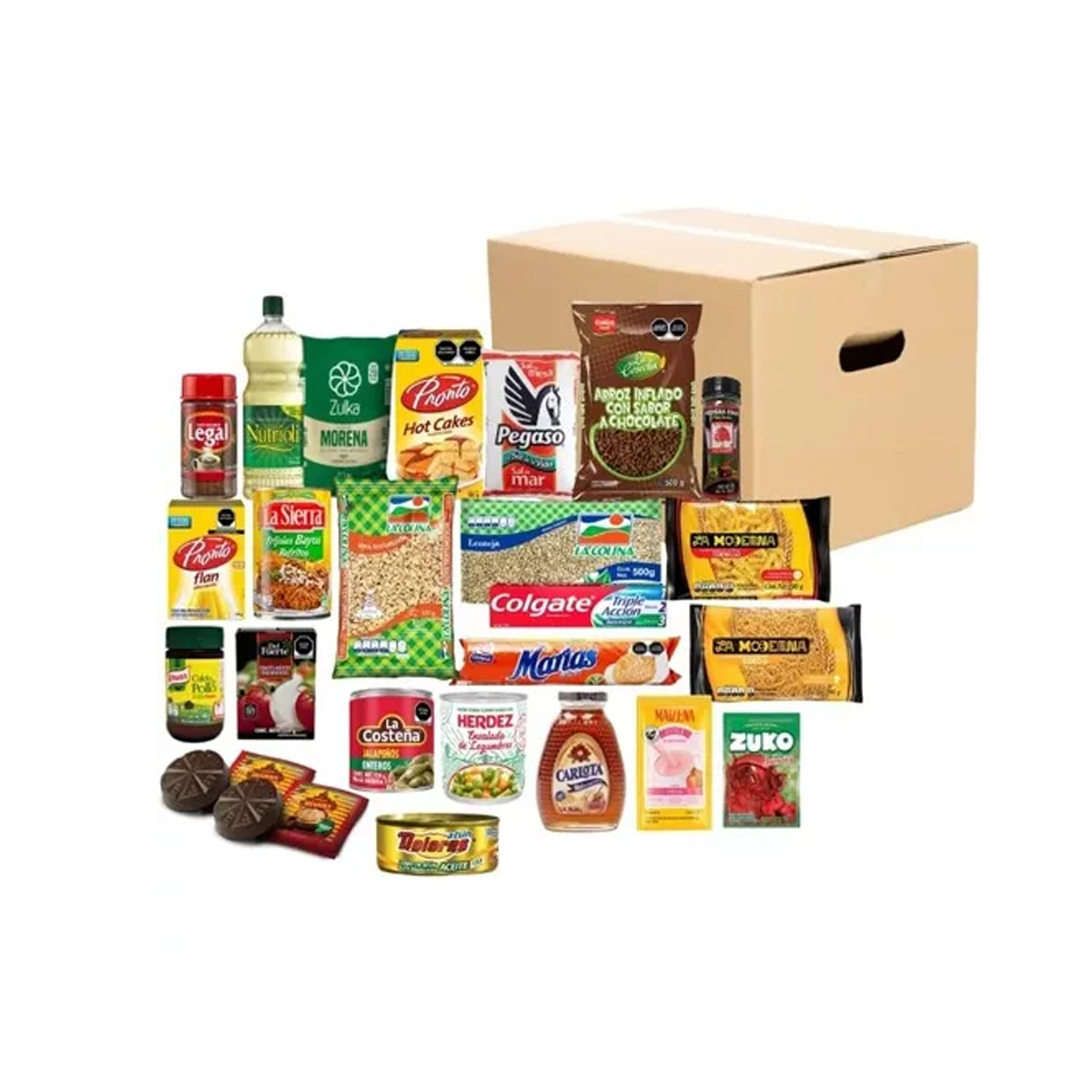 Despensa Completa Empresarial con 25 Productos Básicos