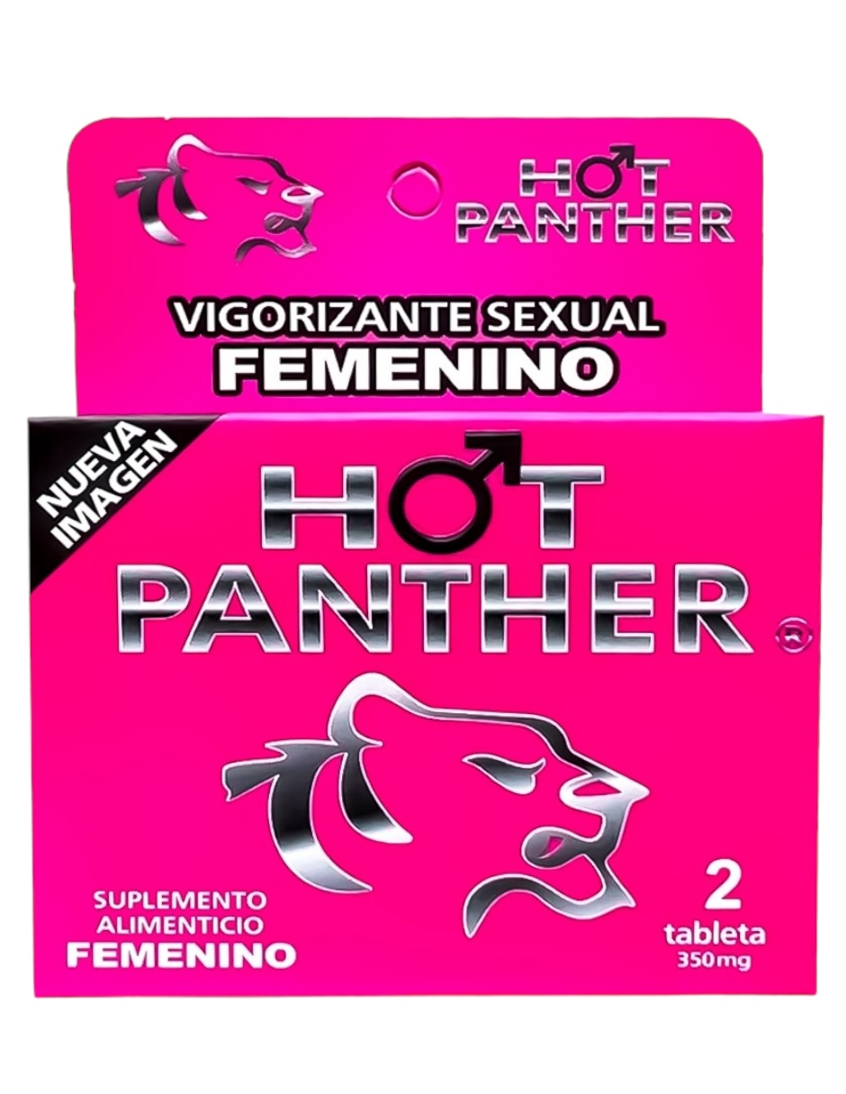 8 Pastillas Hot Panther (Hombre, Mujer) - Estimulador de la Potencia Masculina y Femenina.