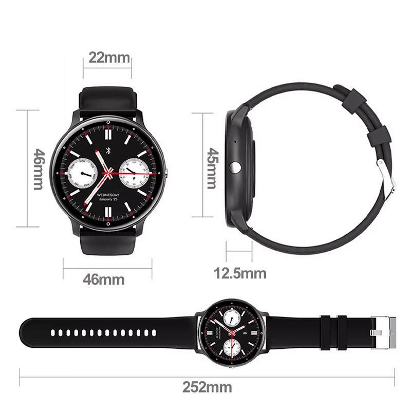 Reloj Smartwatch Inteligente Impermeable Bluetooth 1.39 Lige Color Negro smart watch mas Audífonos Inalámbricos Bluetooth Manos Libres In Ears