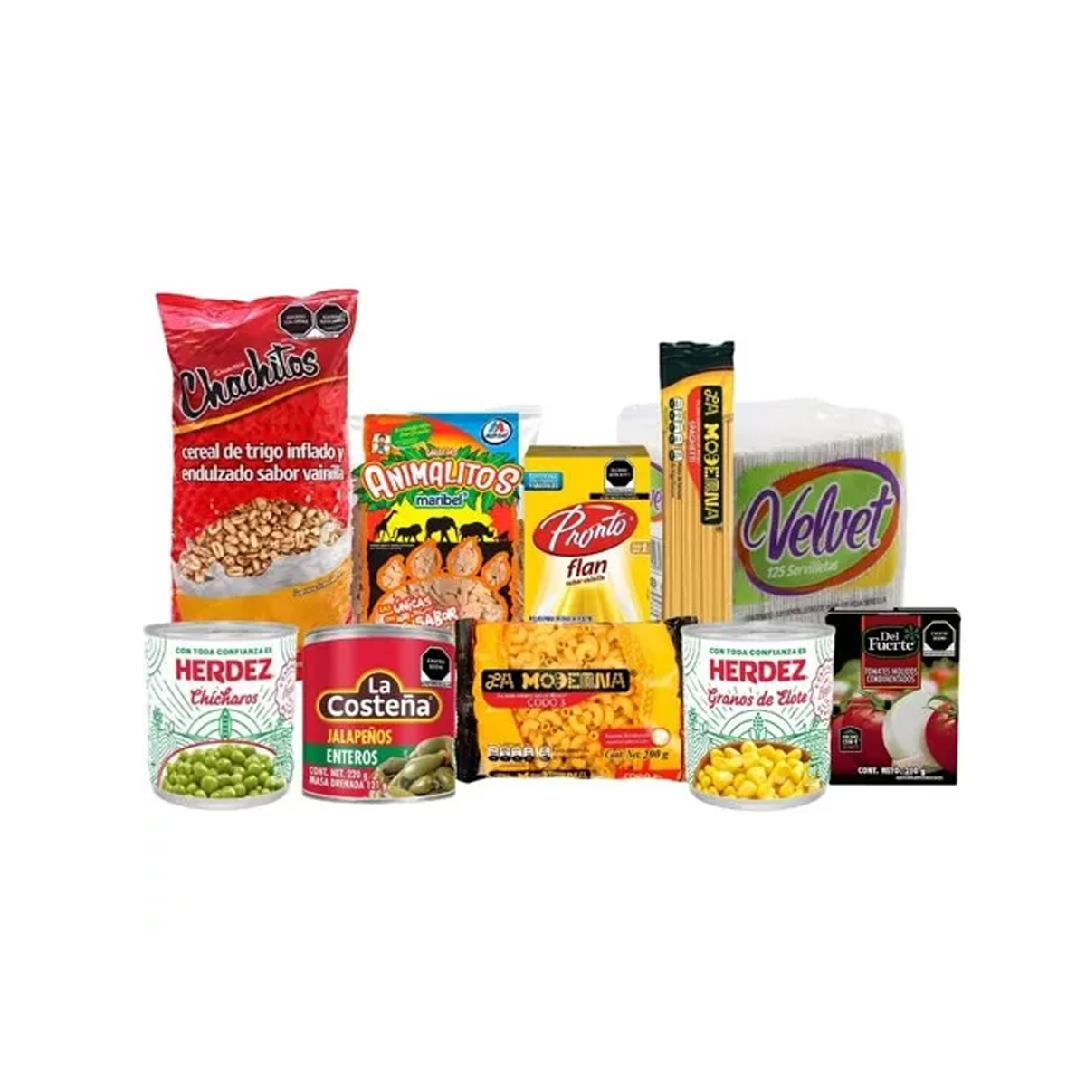 Despensa Empresarial Básica en Bolsa 10 Alimentos Económica