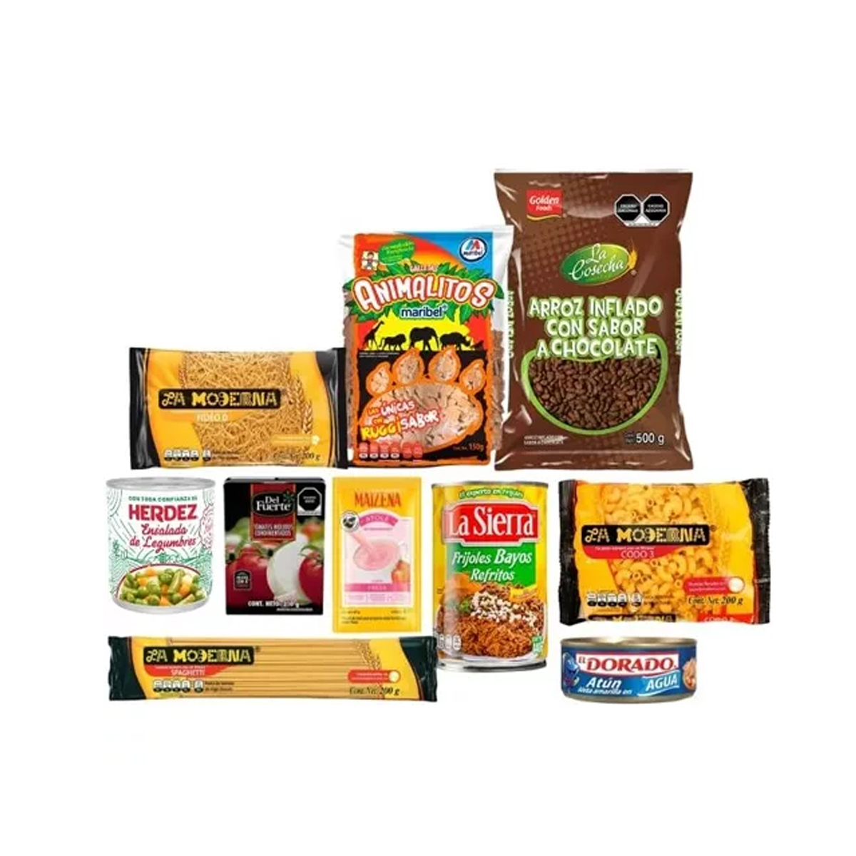 Despensa Básica Empresarial en Bolsa Económica 10 Alimentos