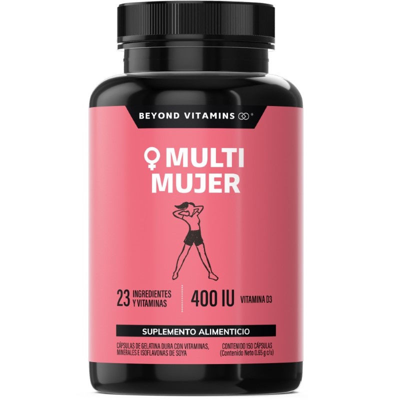 Multivitaminico para Mujeres con 24 Ingredientes Suplemento Alimenticio - 150 Cápsulas