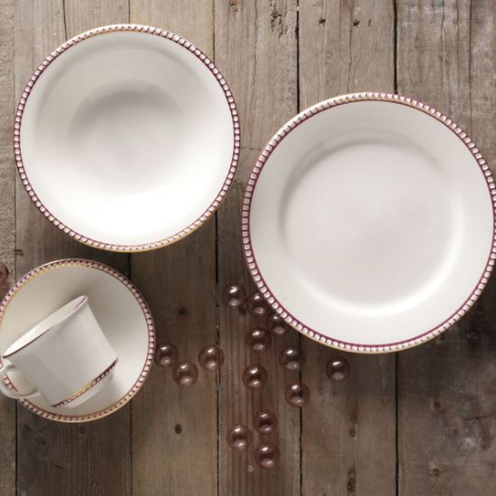 Vajilla Corona Ariana 4 Puestos 16 Piezas.