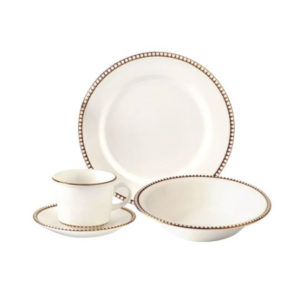 Vajilla Corona Ariana 4 Puestos 16 Piezas.