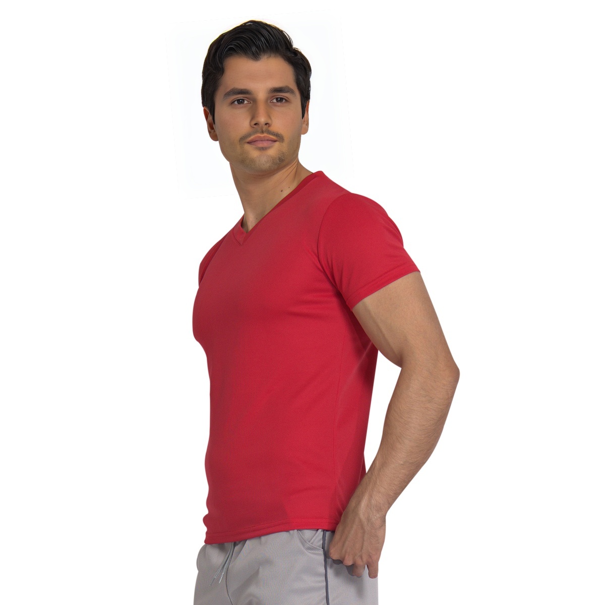 Playera Deportiva Para Hombre Manga Corta Dry Fit