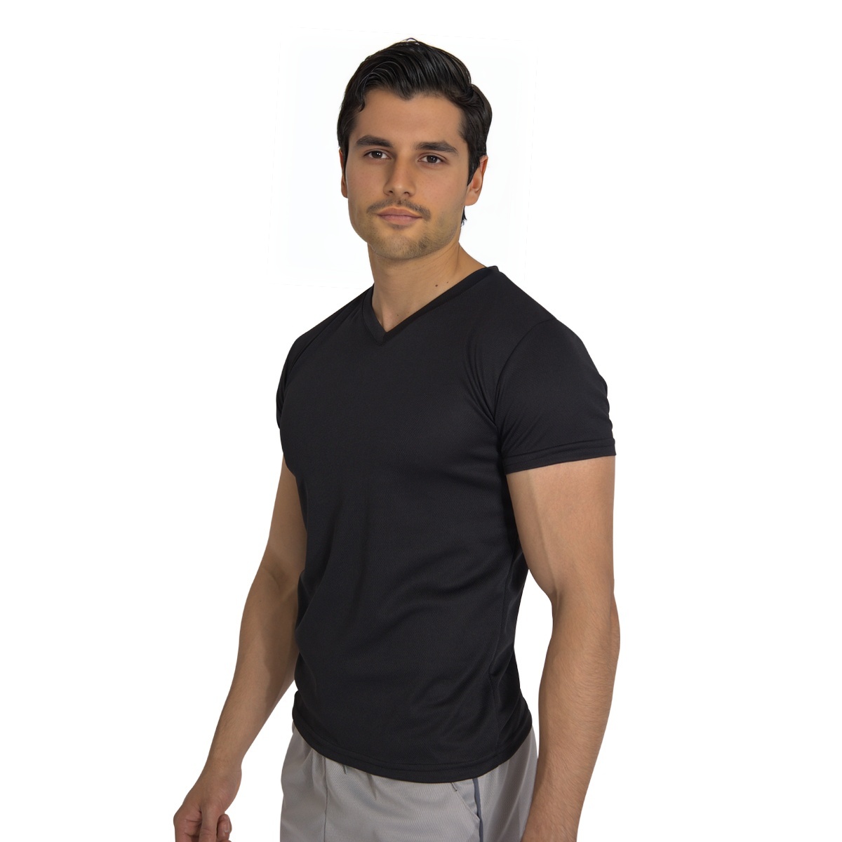 Playera Deportiva Para Hombre Manga Corta Dry Fit
