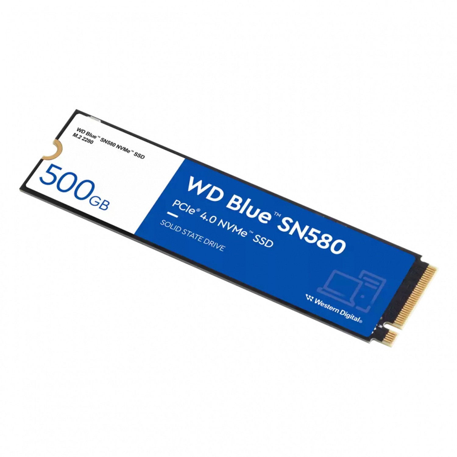 Unidad De Estado Solido SSD Western Digital WD Blue SN580 NVMe 500GB PCI Express 4.0 M.2