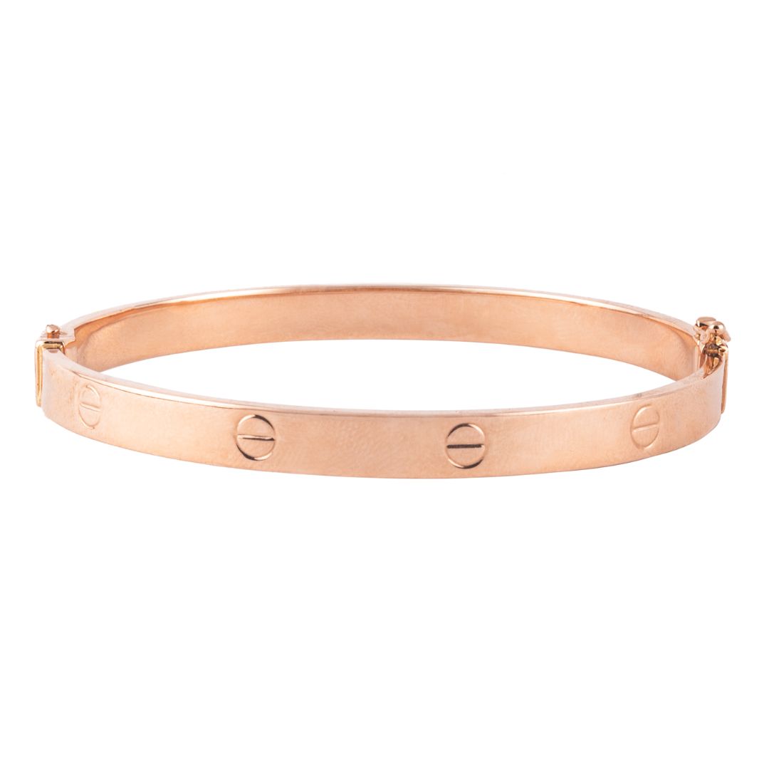 Brazalete Oro Rosa 14 Kilates. Oro Fino Joyería.