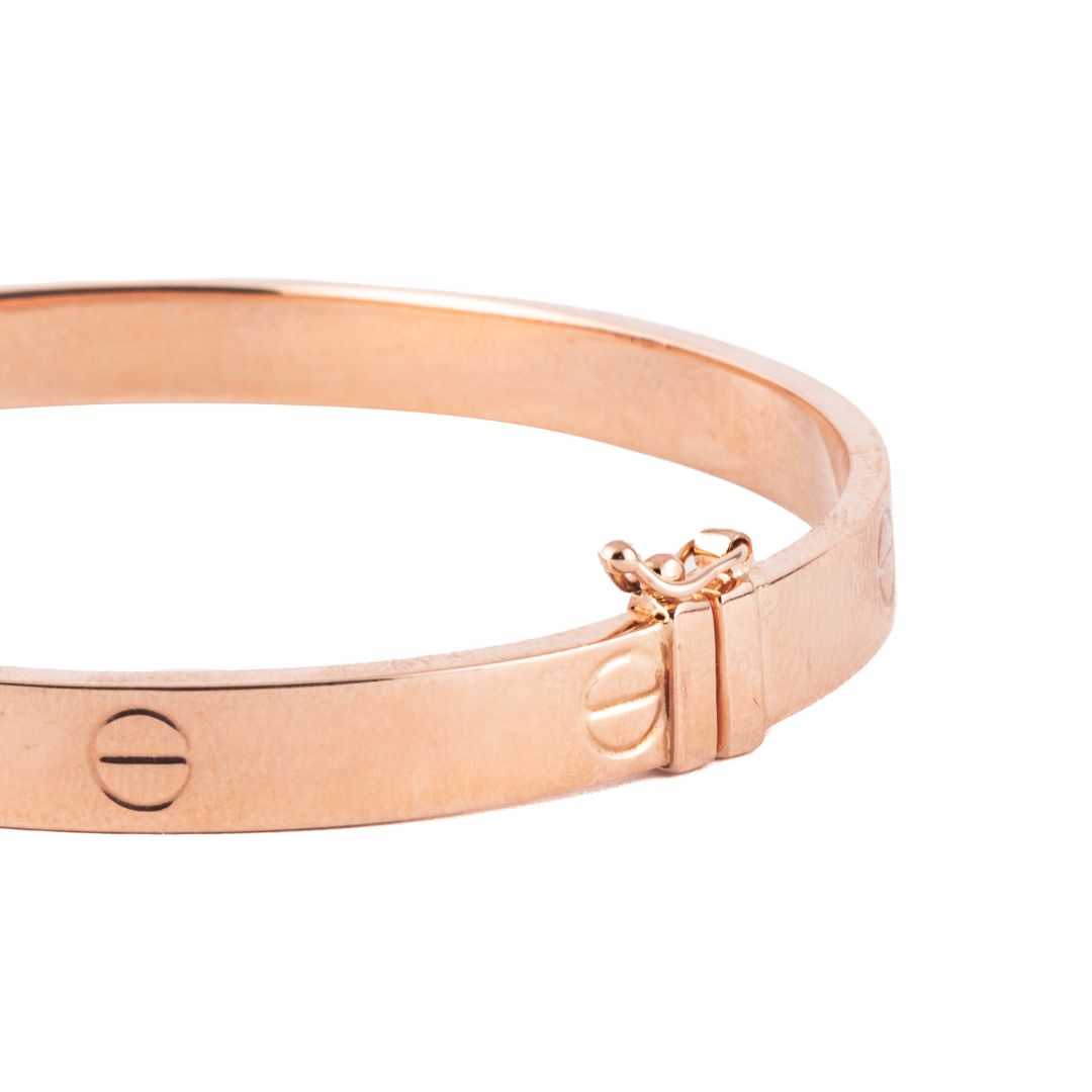 Brazalete Oro Rosa 14 Kilates. Oro Fino Joyería.