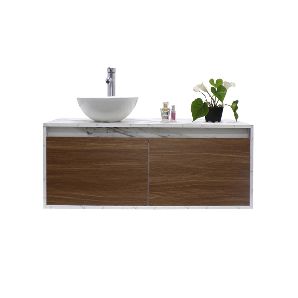Gabinete Para Baño Luxury Smooth Con Ovalin Y Monomando