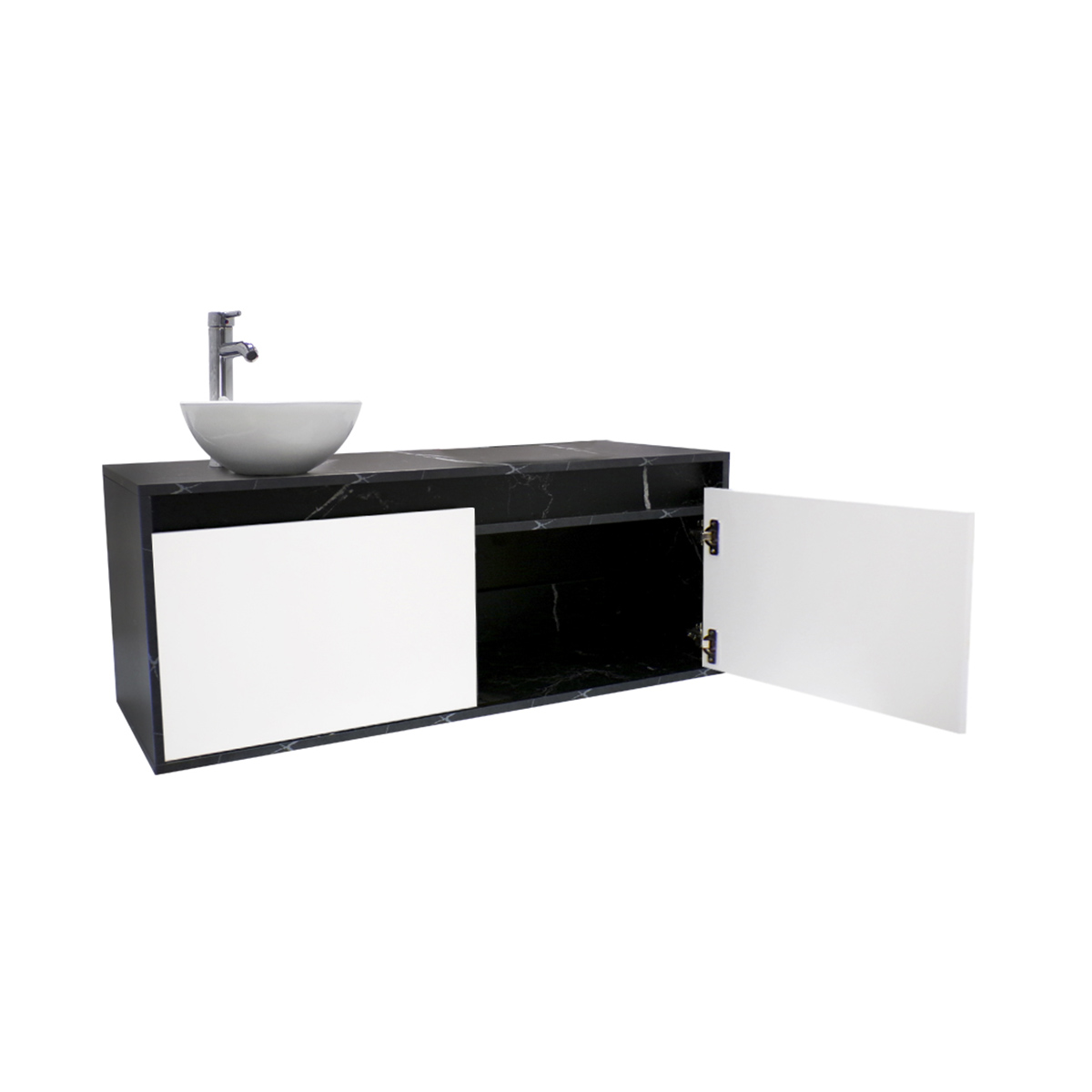 Gabinete Para Baño Luxury Smooth Con Ovalin Y Monomando