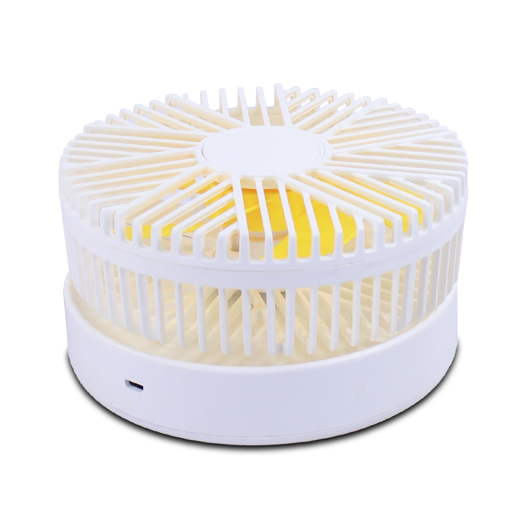 Mini Ventilador De Escritorio Recargable 3 Velociades