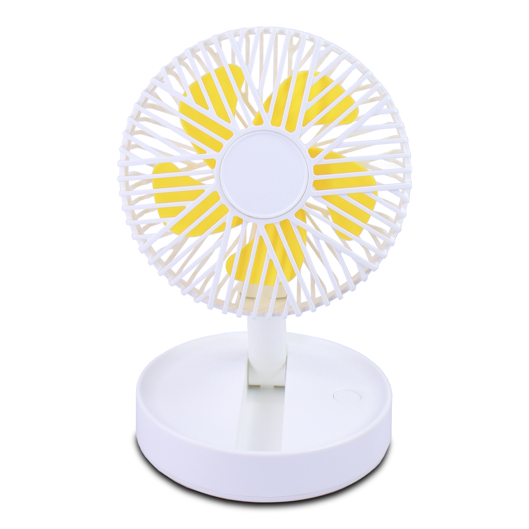 Mini Ventilador De Escritorio Recargable 3 Velociades