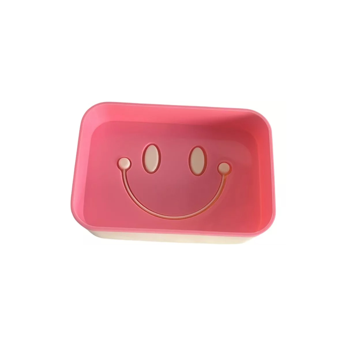 Jabonera Moderna Sonrisa de 2 Capas Colores Diferentes