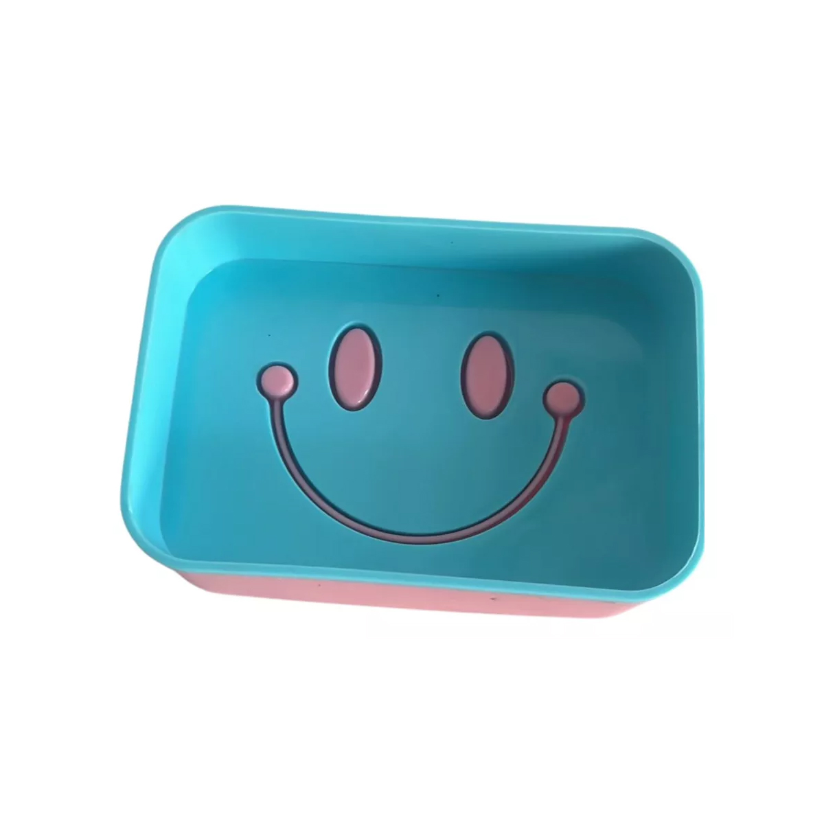 Jabonera Moderna Sonrisa de 2 Capas Colores Diferentes