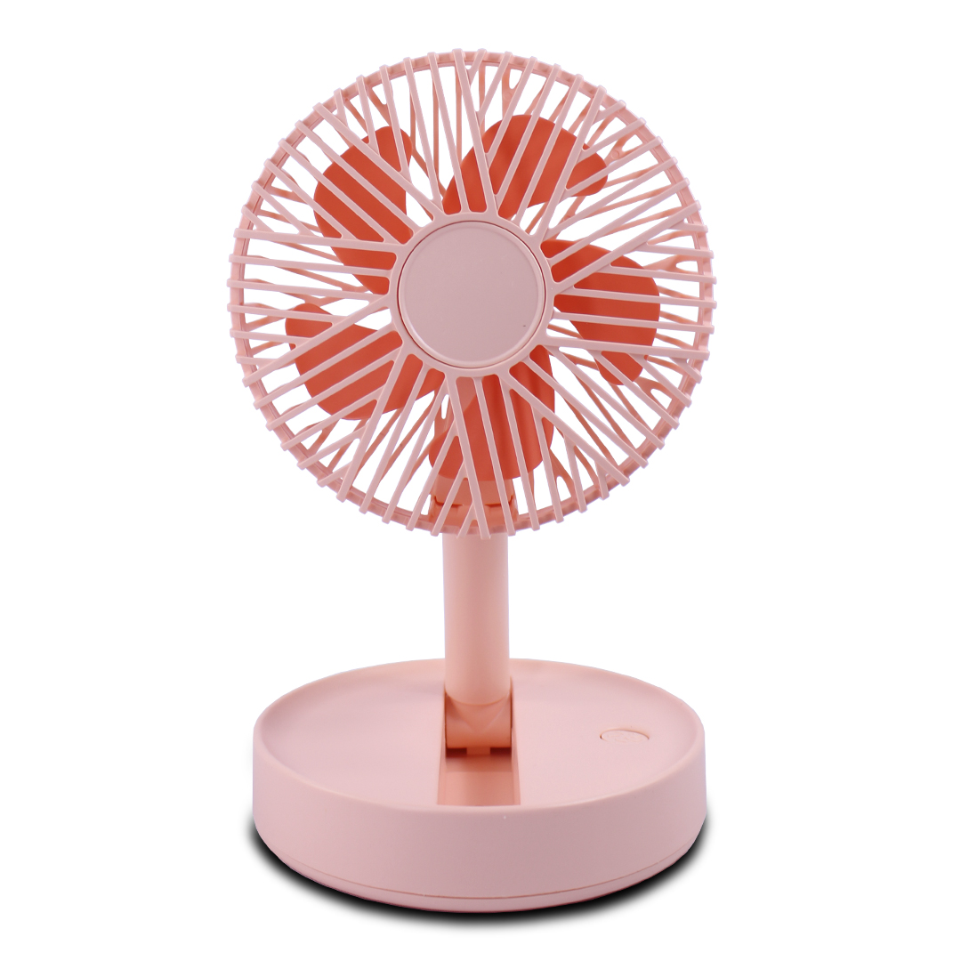 Mini Ventilador De Escritorio Recargable 3 Velociades