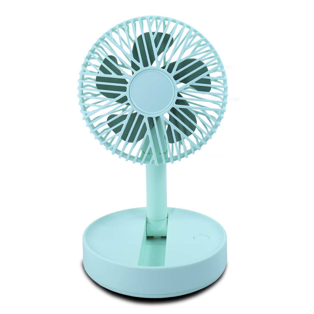 Mini Ventilador De Escritorio Recargable 3 Velociades