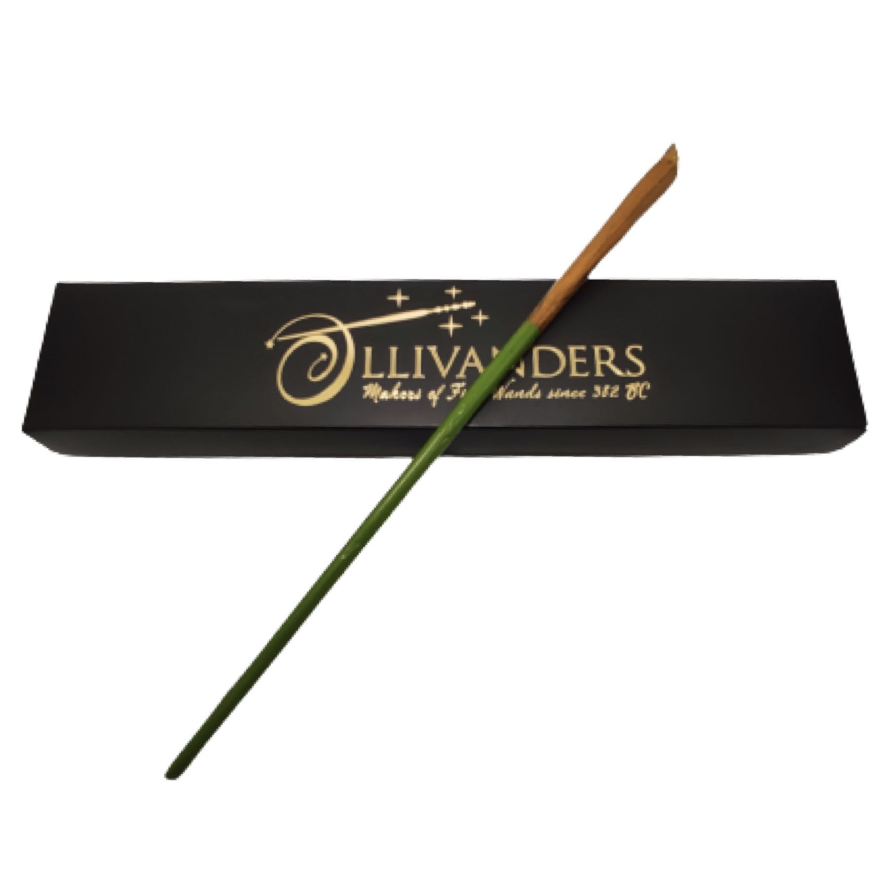 Varita Newt Scamander + Caja Ollivanders Animales Fantásticos Con Núcleo de Metal Harry Potter