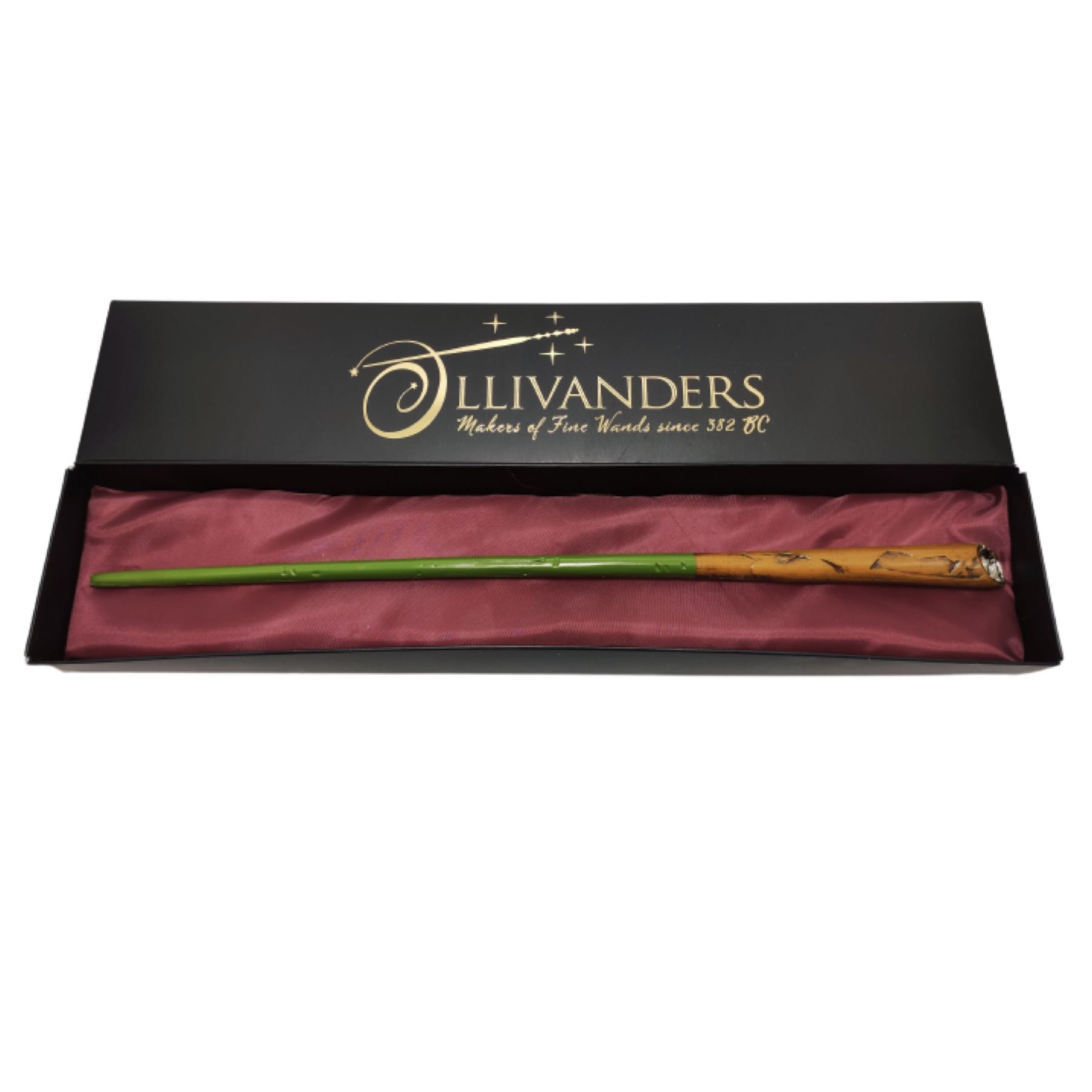 Varita Newt Scamander + Caja Ollivanders Animales Fantásticos Con Núcleo de Metal Harry Potter