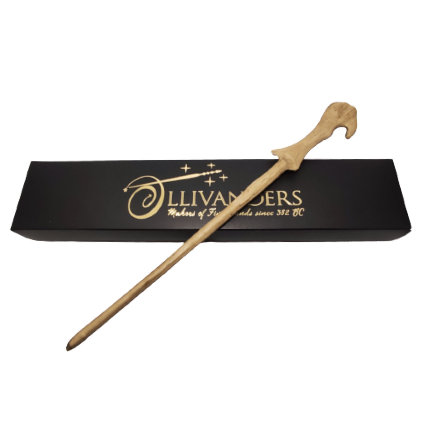 Harry Potter Varita Mágica Voldemort Con Núcleo Metálico + Caja Ollivanders Colección Slytherin Tom Ryddle