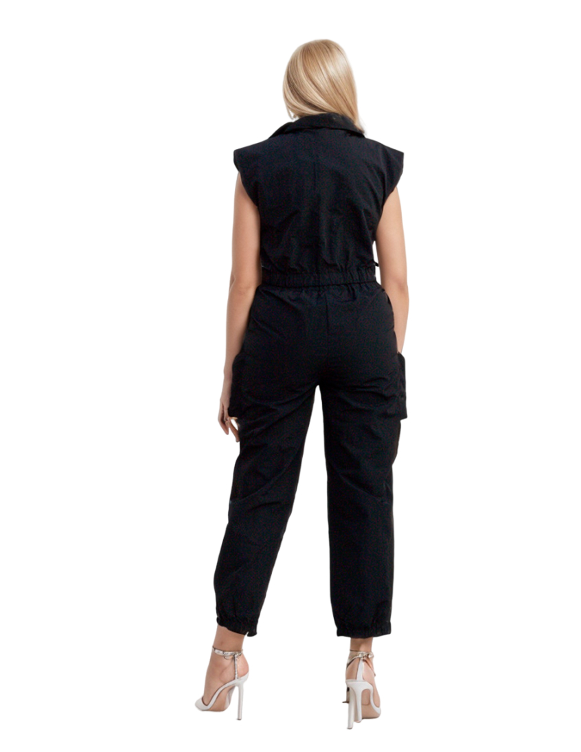 Conjunto chaleco y pantalón jogger Miss Mia cargo para mujer