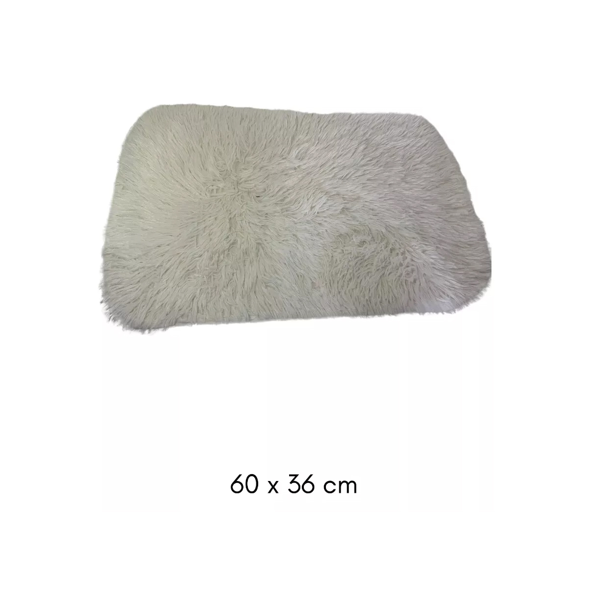 Tapete de Peluche Moderno Rectangular