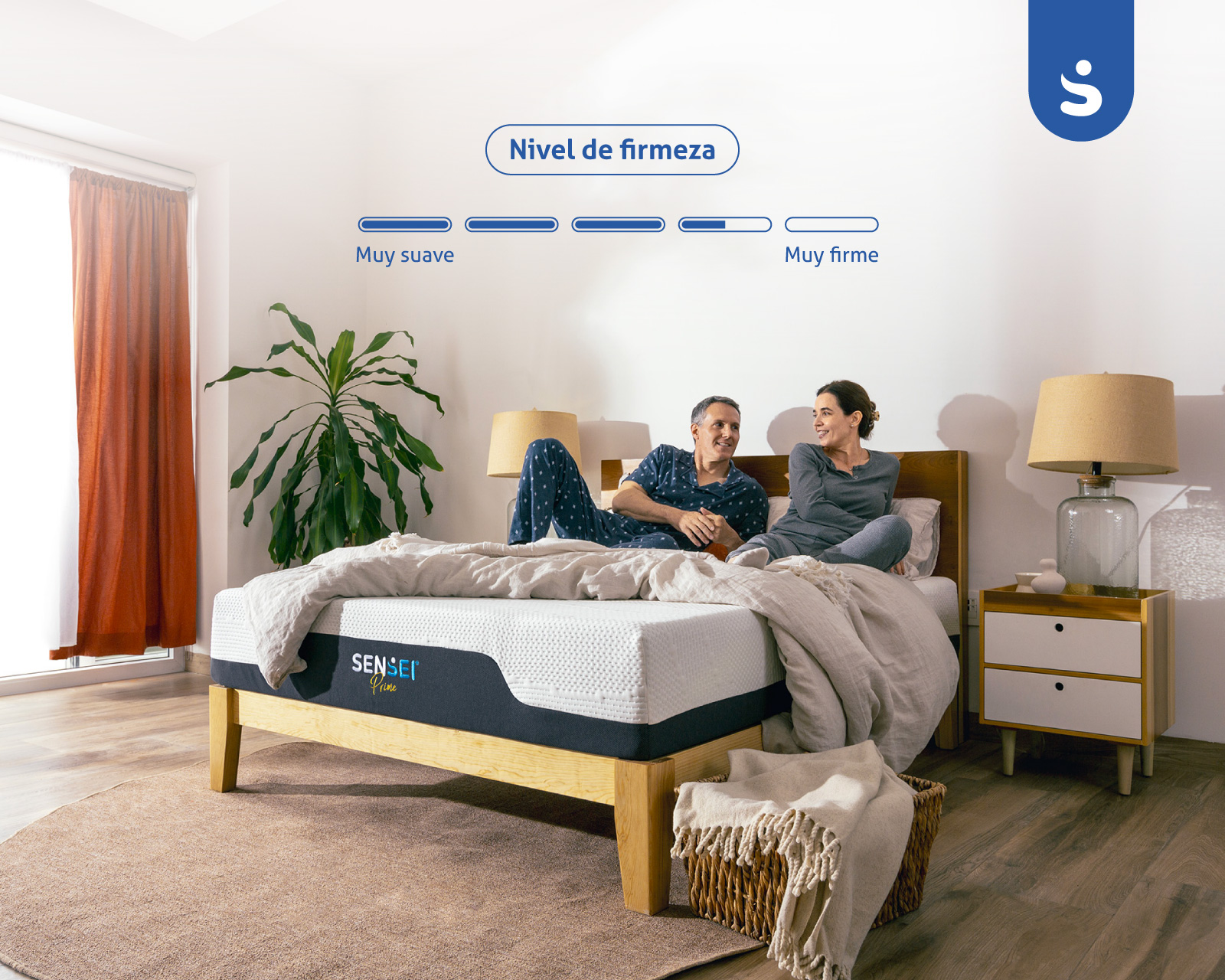 Colchón SenSei Prime de Memory Gel + Memory Foam King Size