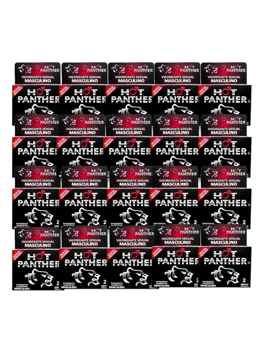 80 Pastillas Hot Panther Hombre - Estimulador de la Potencia Masculina.