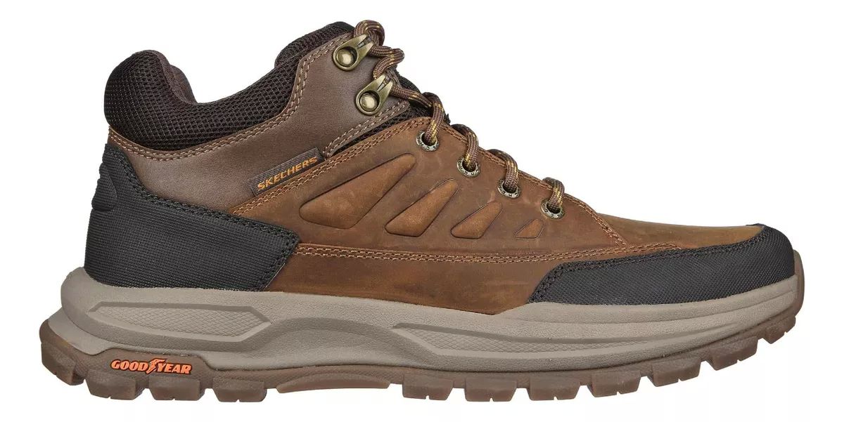 Tenis Deportivo Skechers Zeller Bazemor Color Cafe Para Hombre