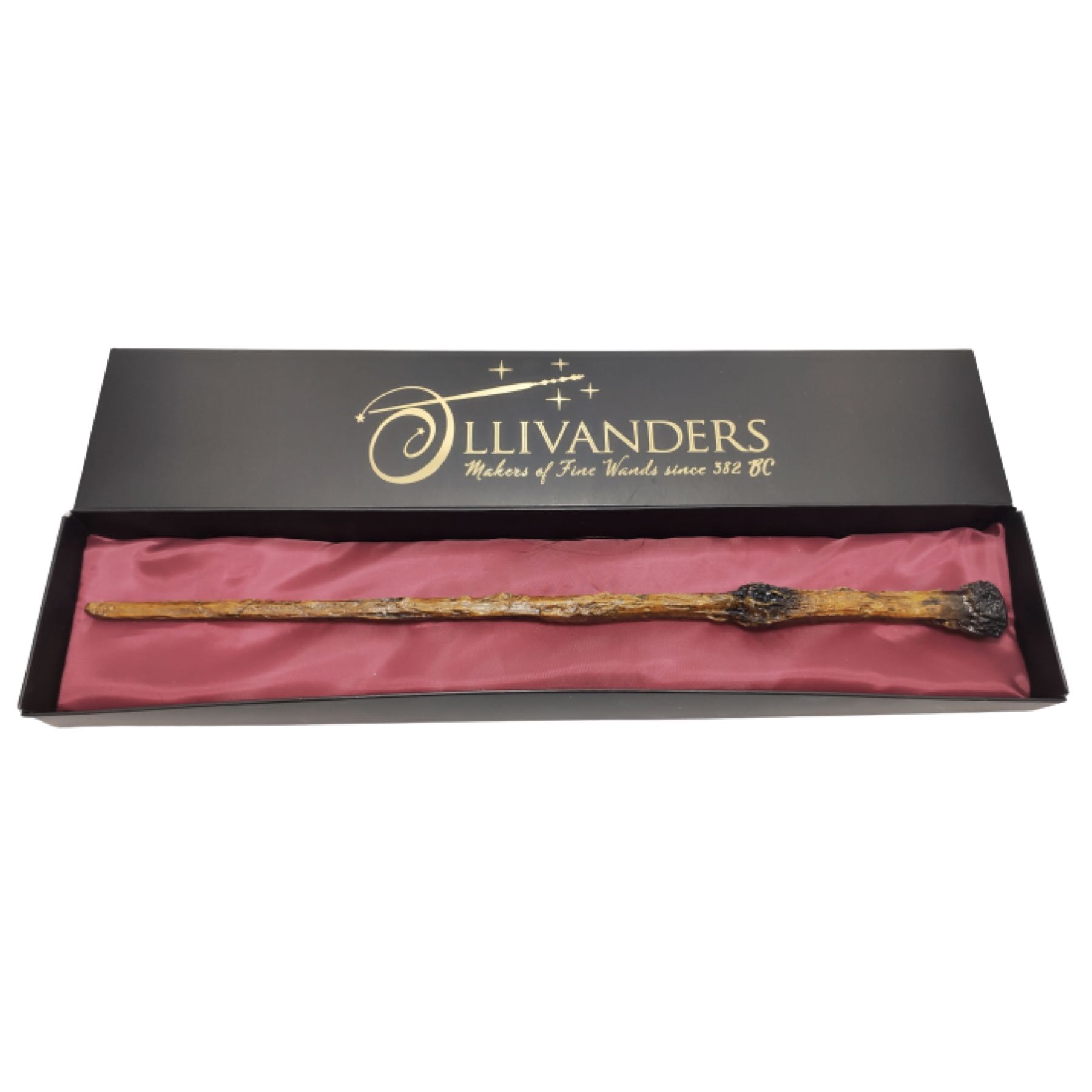 Harry Potter Varita Mágica Fawkes Fenix con Núcleo Metálico + Caja Ollivanders Colección Gryffindor Harry